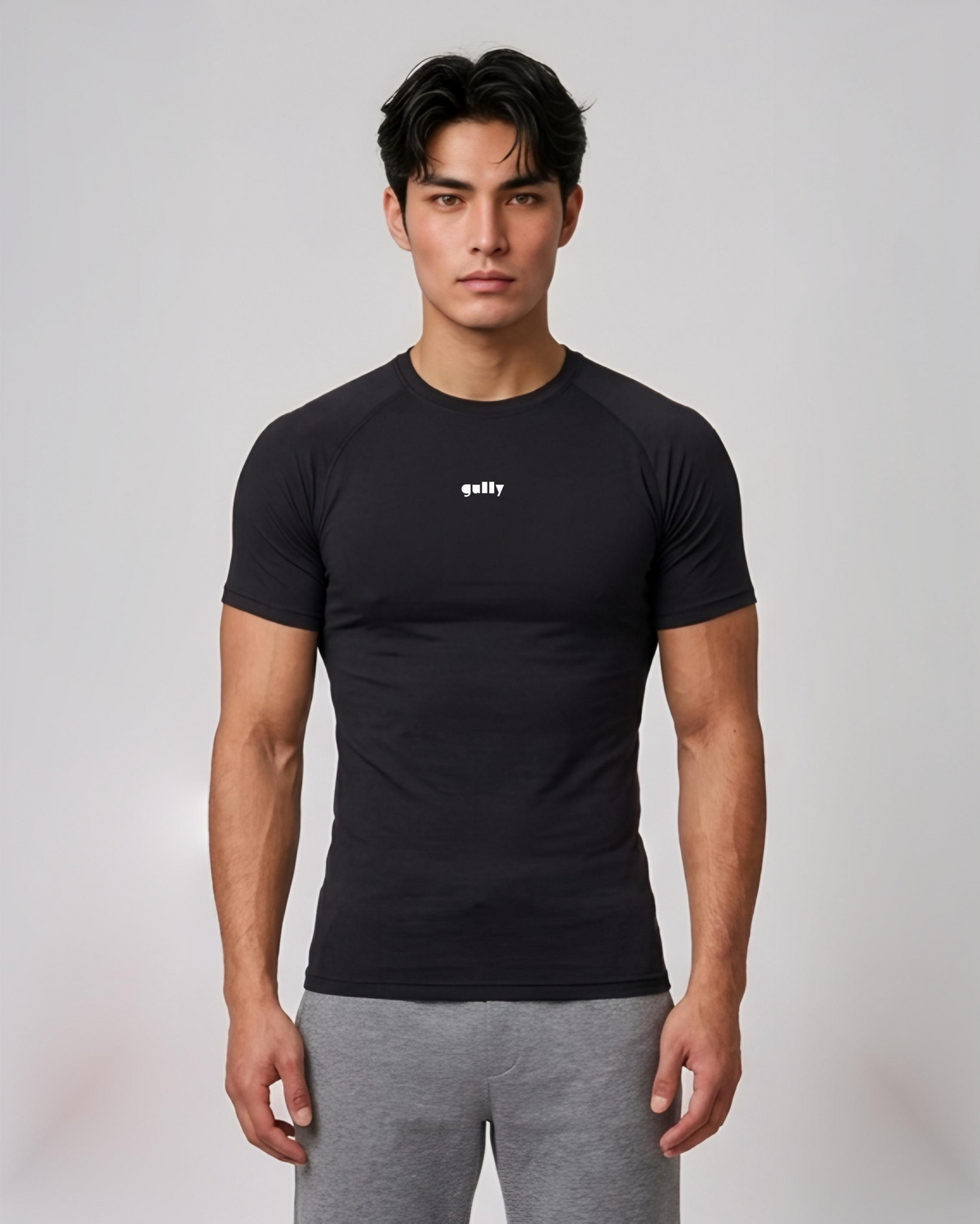 Muscle Fit Tee – Black