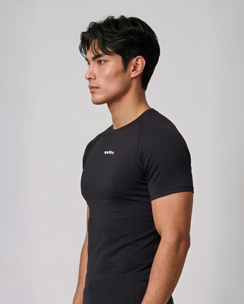 Muscle Fit Tee – Black