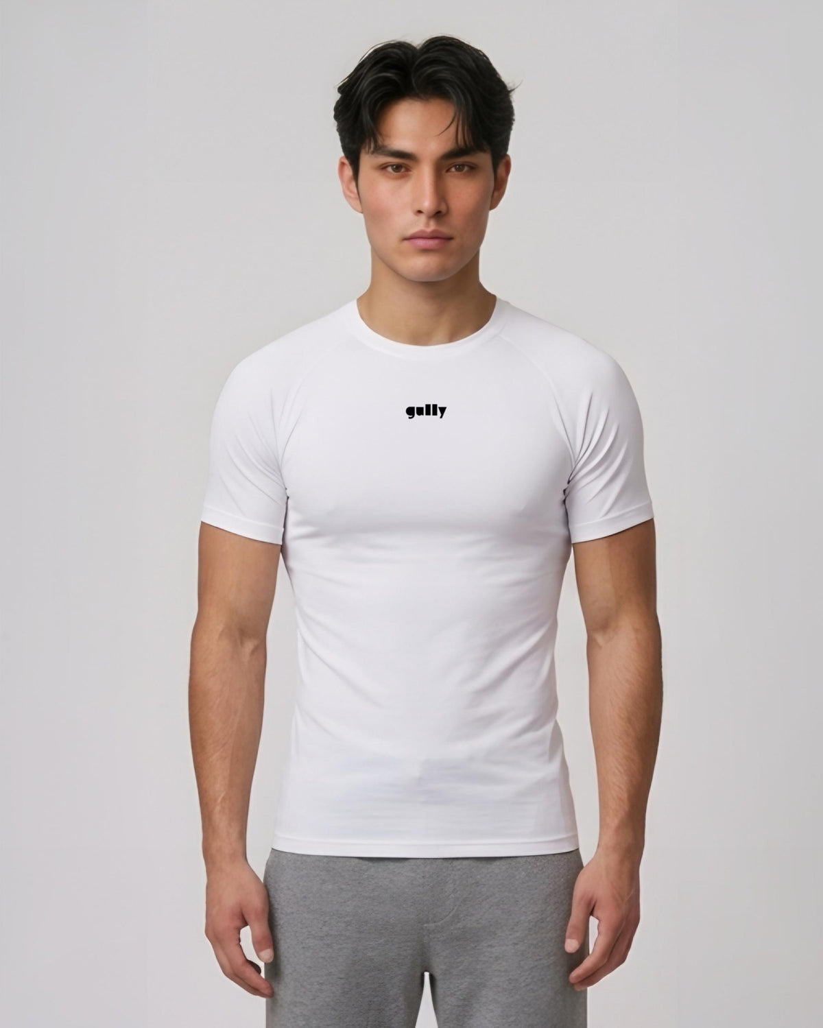 Muscle Fit Tee – White